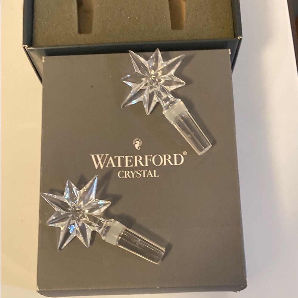Waterford Crystal Star Bottle Stoppers